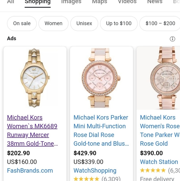 Michael Kors Ladies Watch Gold and Pearl - Picture 12 of 16